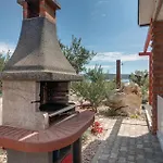 Beach Front Home In Nerezine With Jacuzzi