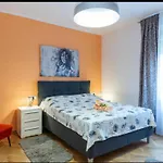 Apartment Punta With Garage, Balcony, Garden And Sea View