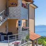 Nice Apartment In Veprinac With House Sea View