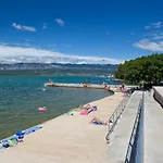 Seafront Apartment Soline With Seaview